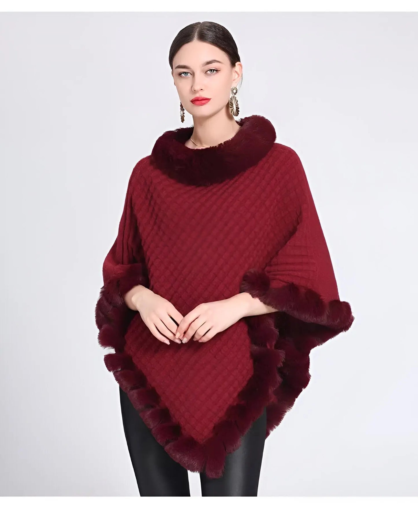 DELILAH | PONCHO-GENSER Nordlys Boutique